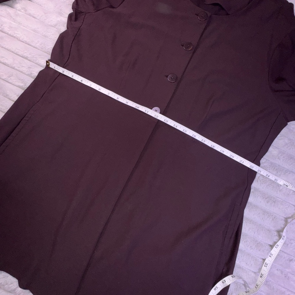 Eileen Fisher Cardigan Womens 1X Button Front Brown Slinky Liquid Knit Lagenlook - Picture 12 of 14